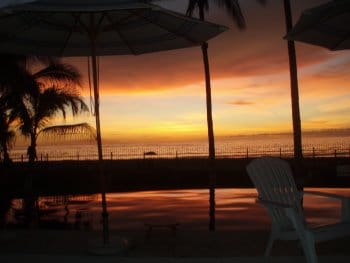 Infinity Pool in Punta Mita at Night